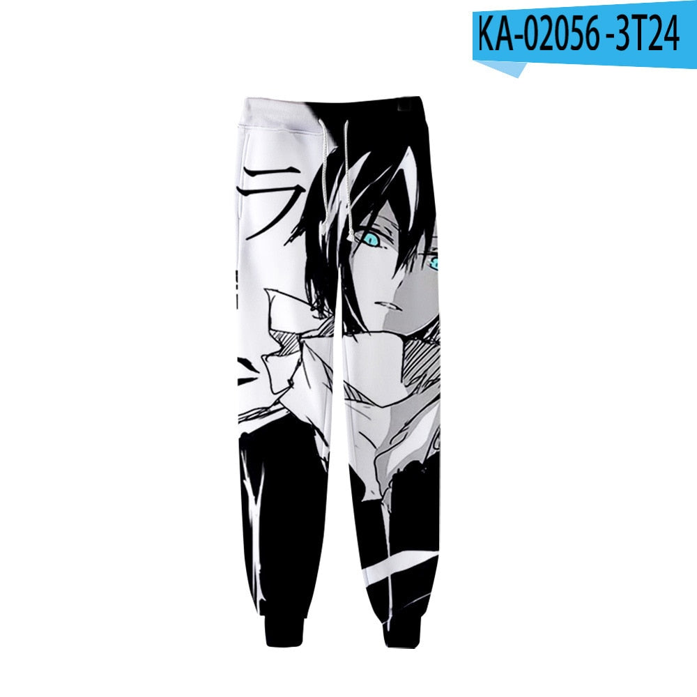 Noragami Yato/Iki Hiyori/Yukine 3D Joggers Pants