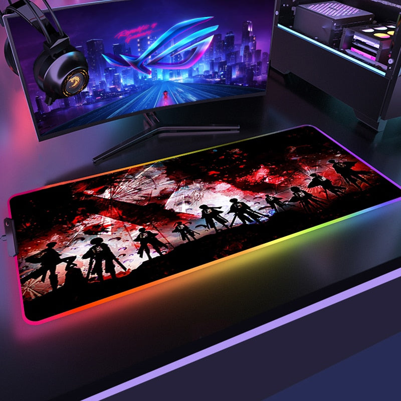 Attack on Titan RGB Mouse Pad