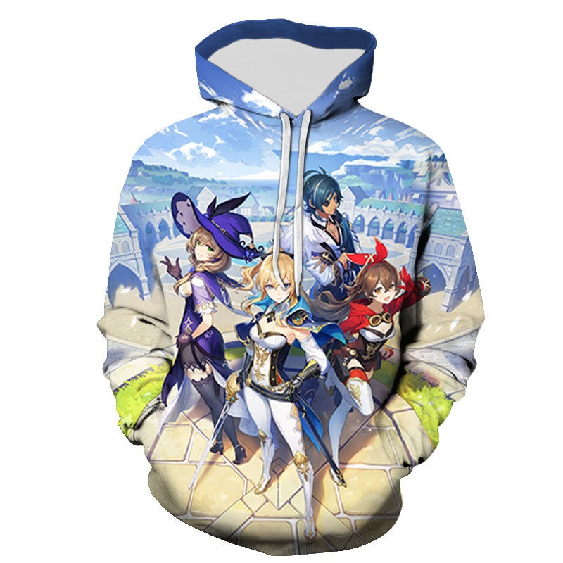 Genshin Impact 3D Printed Hoodie