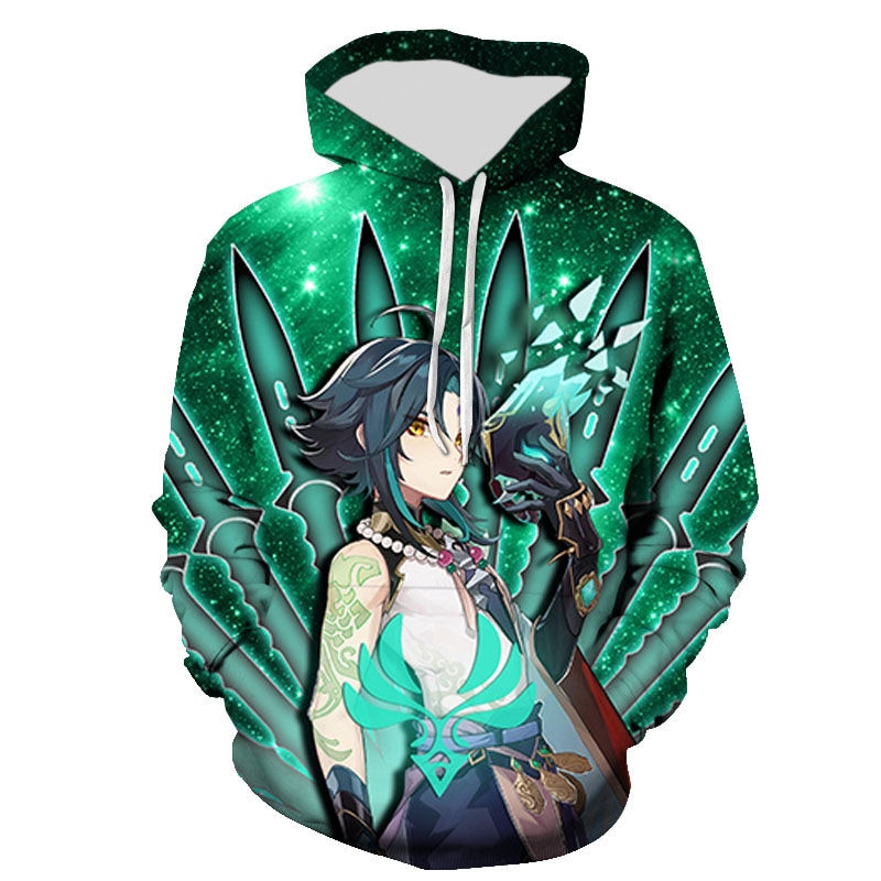 Genshin Impact 3D Printed Hoodie