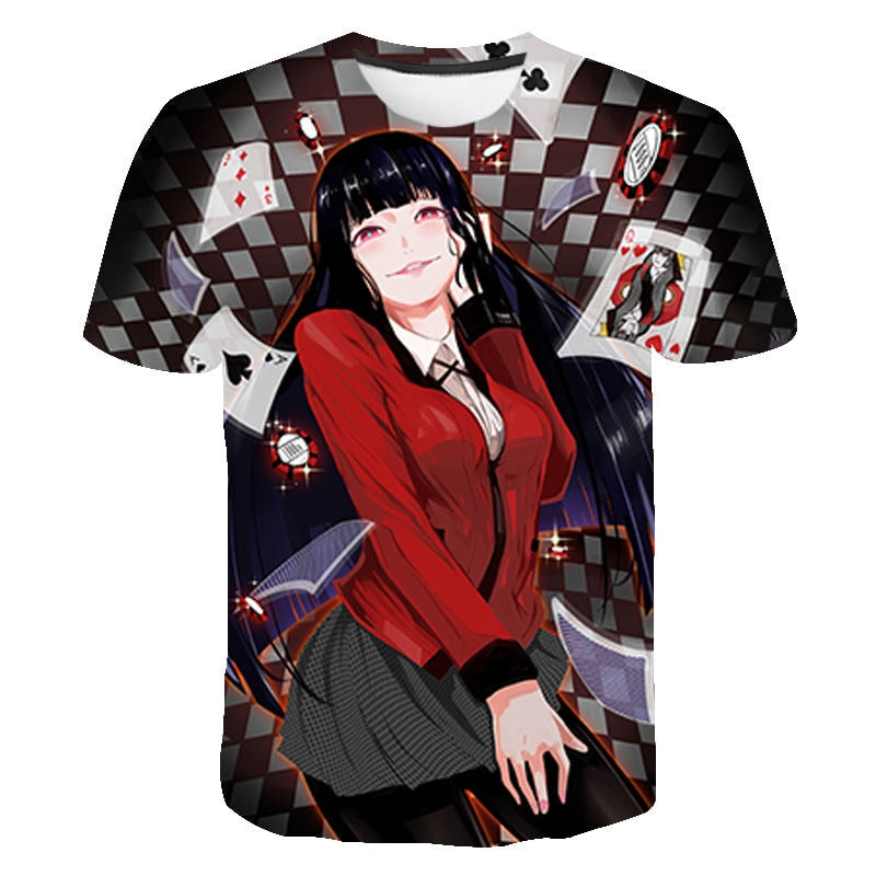 Kakegurui 3D Printed T Shirt