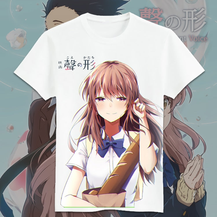 Silent Voice Nishimiya Shouko Cosplay T-Shirt
