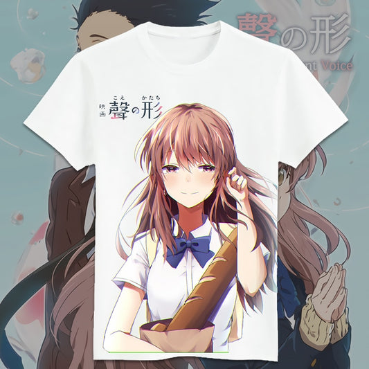 Silent Voice Nishimiya Shouko Cosplay T-Shirt