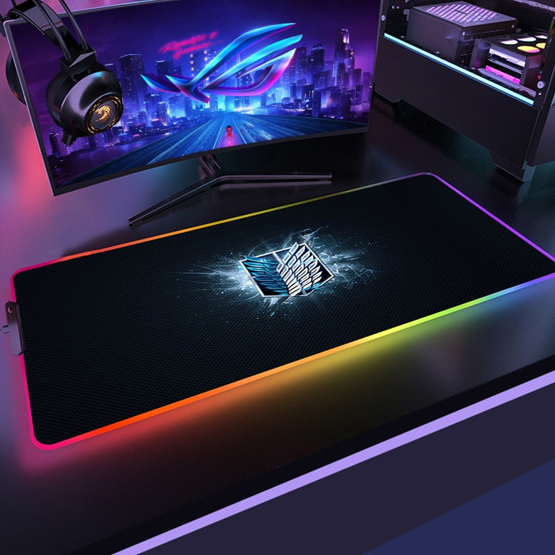 Attack on Titan RGB Mouse Pad