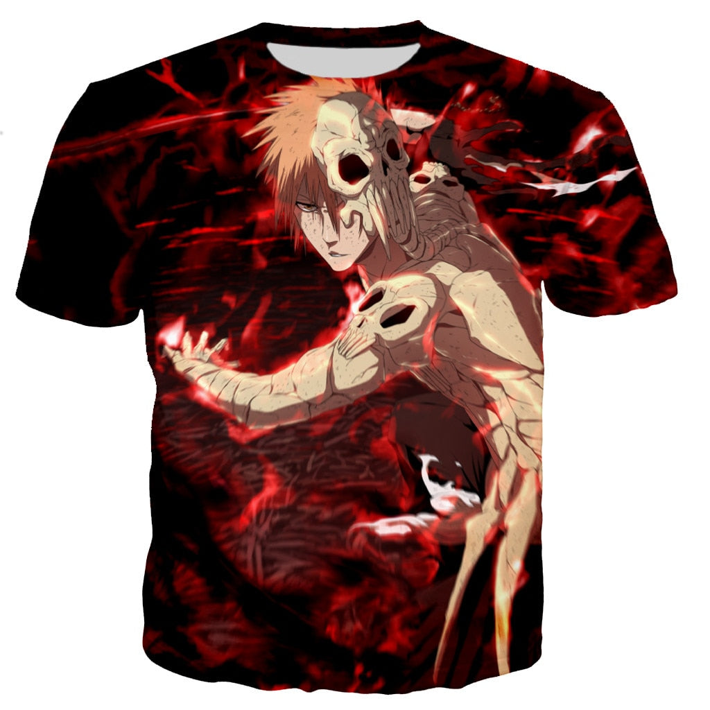 Bleach Printed T-shirt Casual Tops