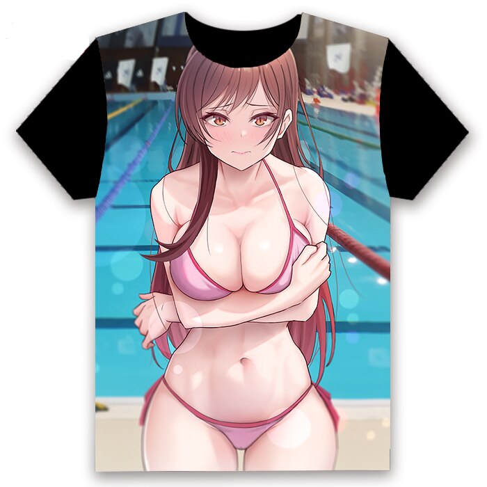 Rent A Girlfriend (Kanojo Okarishimasu) Kazuya Kinoshita /Chizuru Mizuhara Cosplay T-shirts