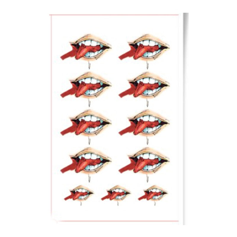 Jujutsu Kaisen Yuji Itadori/Toge Inumaki Cosplay Tattoo Stickers