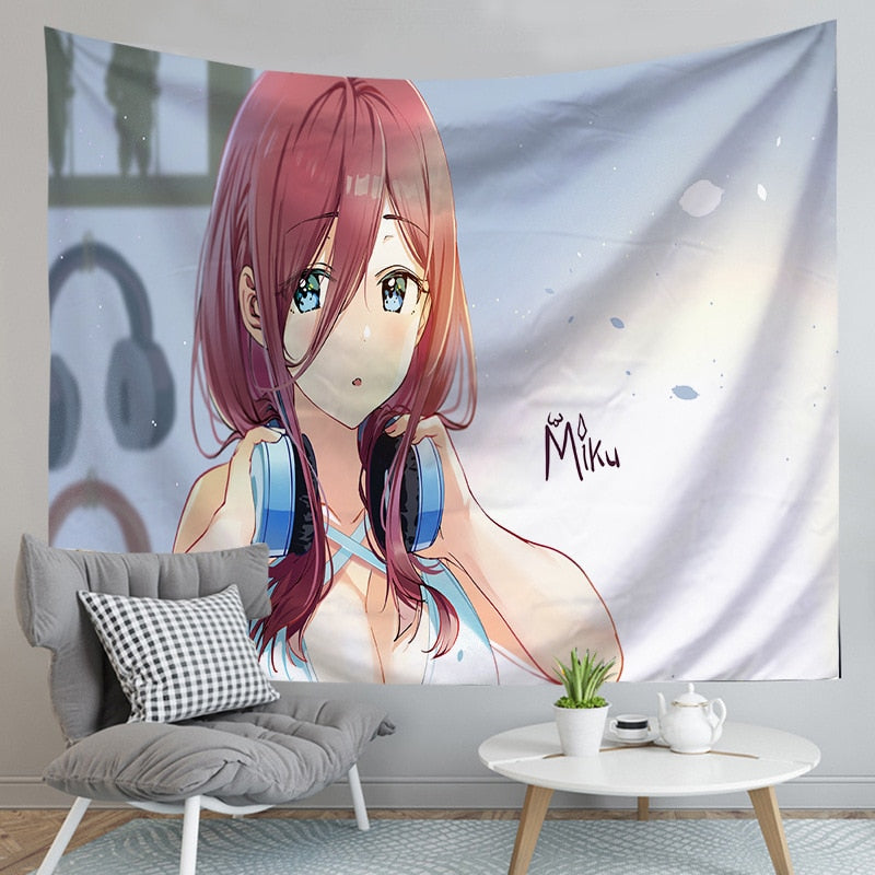 The Quintessential Quintuplets Nino Nakano Wall Carpet