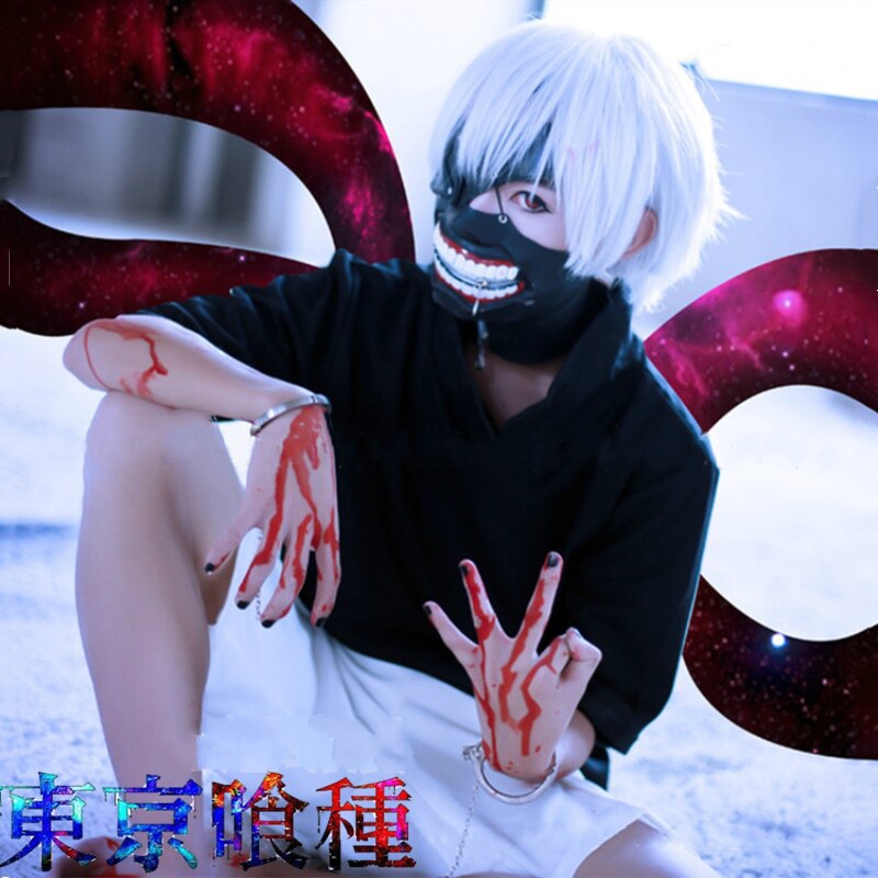 Tokyo Ghoul Kaneki Ken Cosplay Full Set