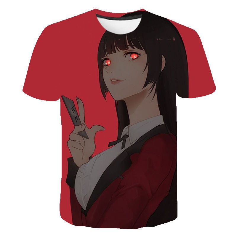 Kakegurui 3D Printed T Shirt