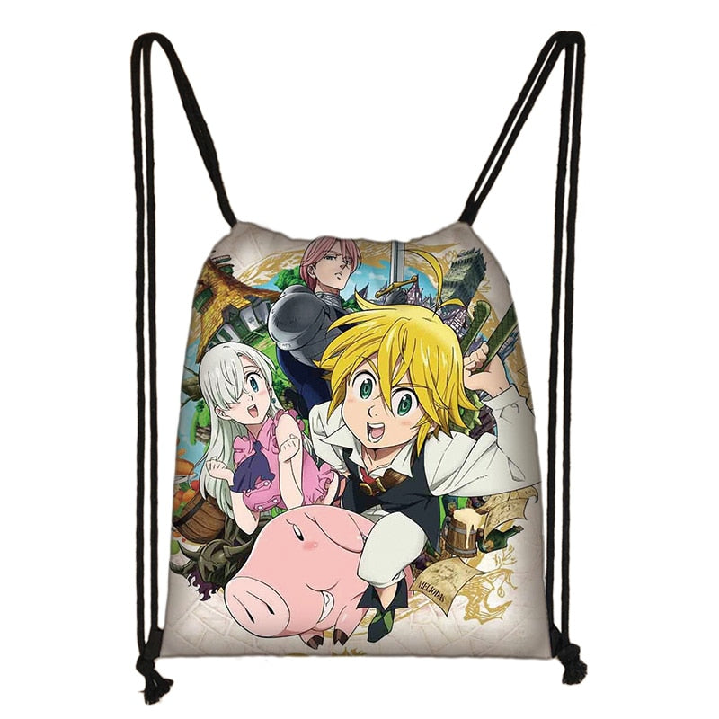 The Seven Deadly Sins Drawstring Backpack
