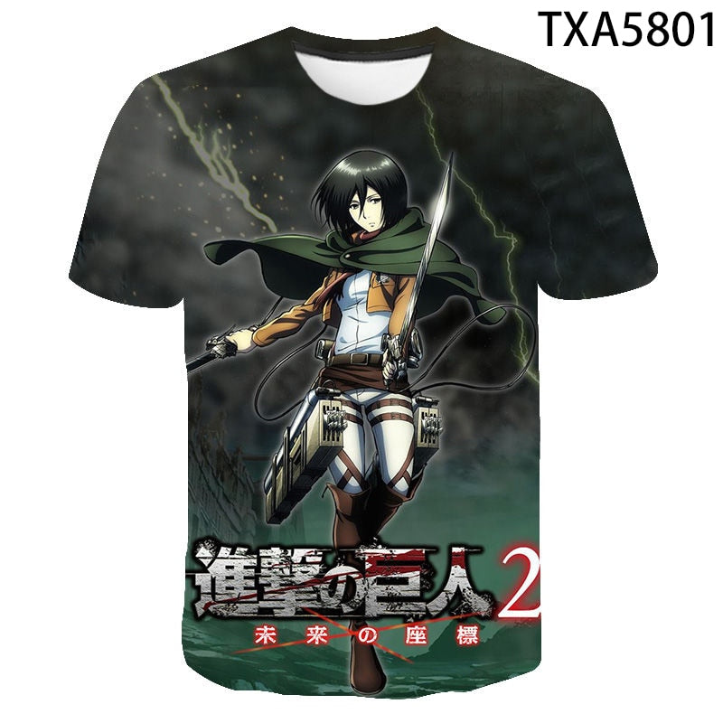 Attack On Titan 3D T-shirts