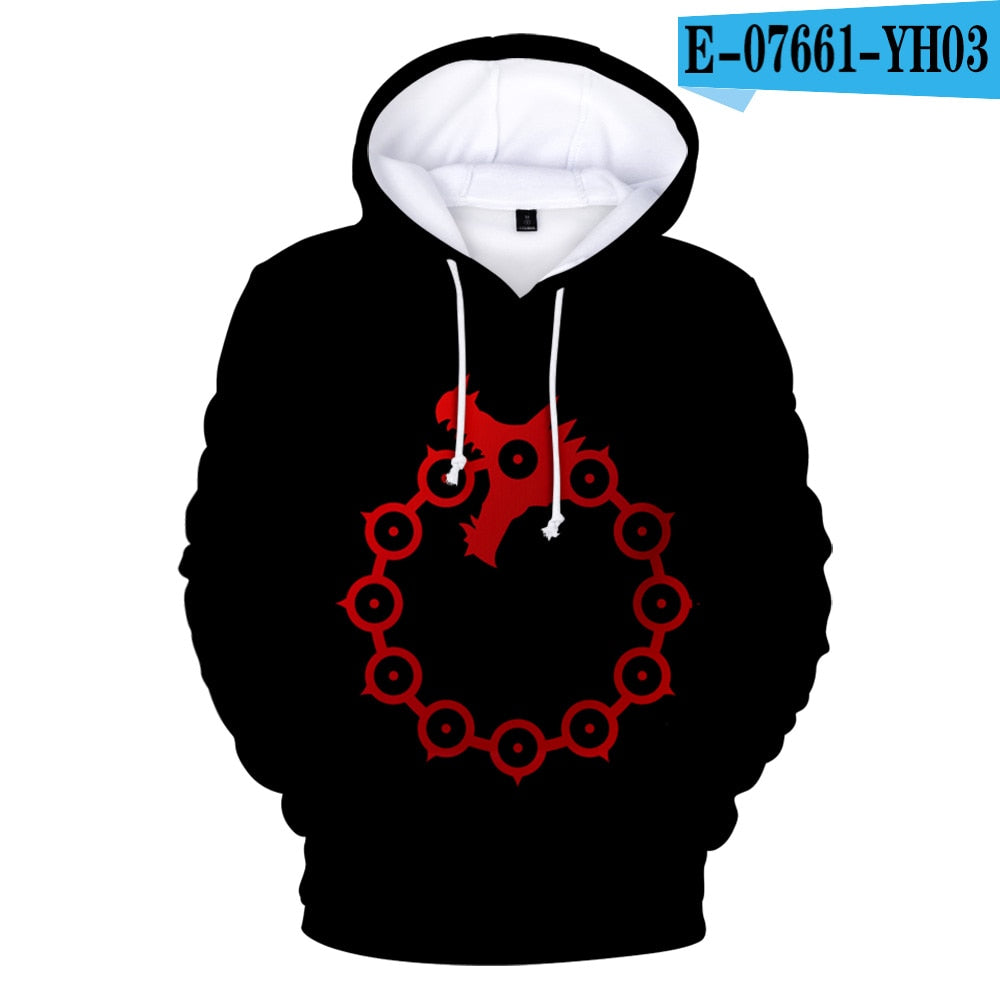 The Seven Deadly Sins 3D Hoodies