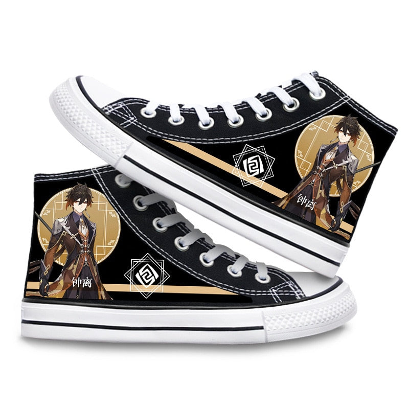 Genshin Impact Klee Zhongli cosply Shoes