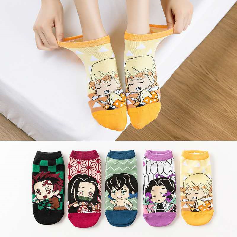 Demon Slayer Cosplay Prop Cartoons Socks - Anime Fantasy Land