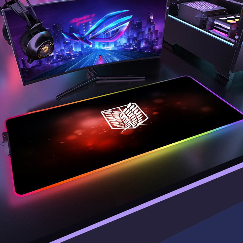 Attack on Titan RGB Mouse Pad