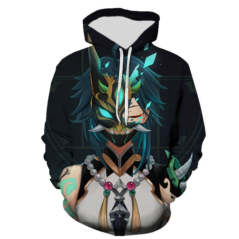 Genshin Impact 3D Printed Hoodie