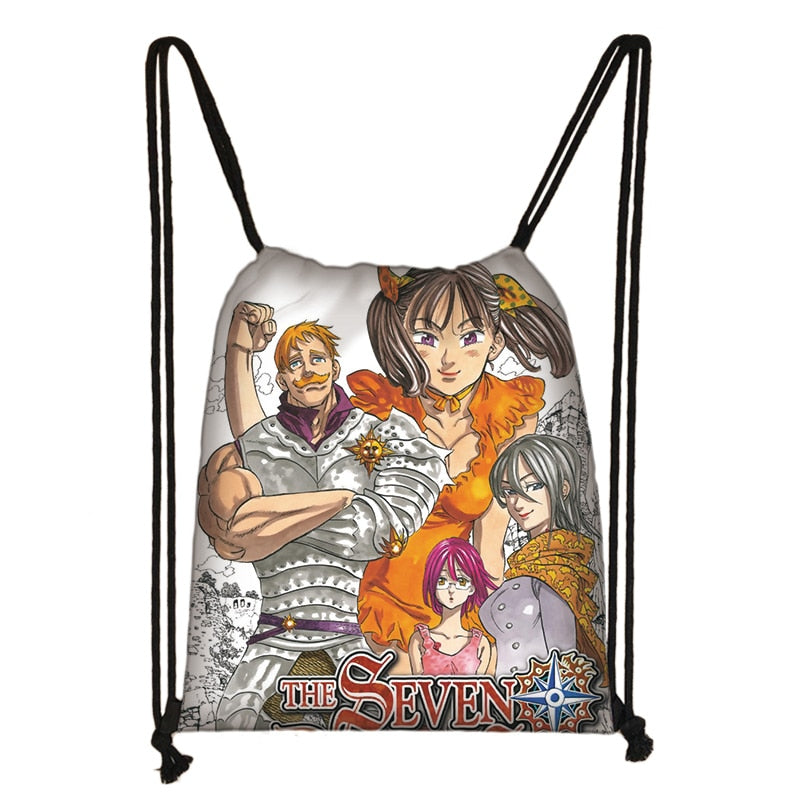 The Seven Deadly Sins Drawstring Backpack