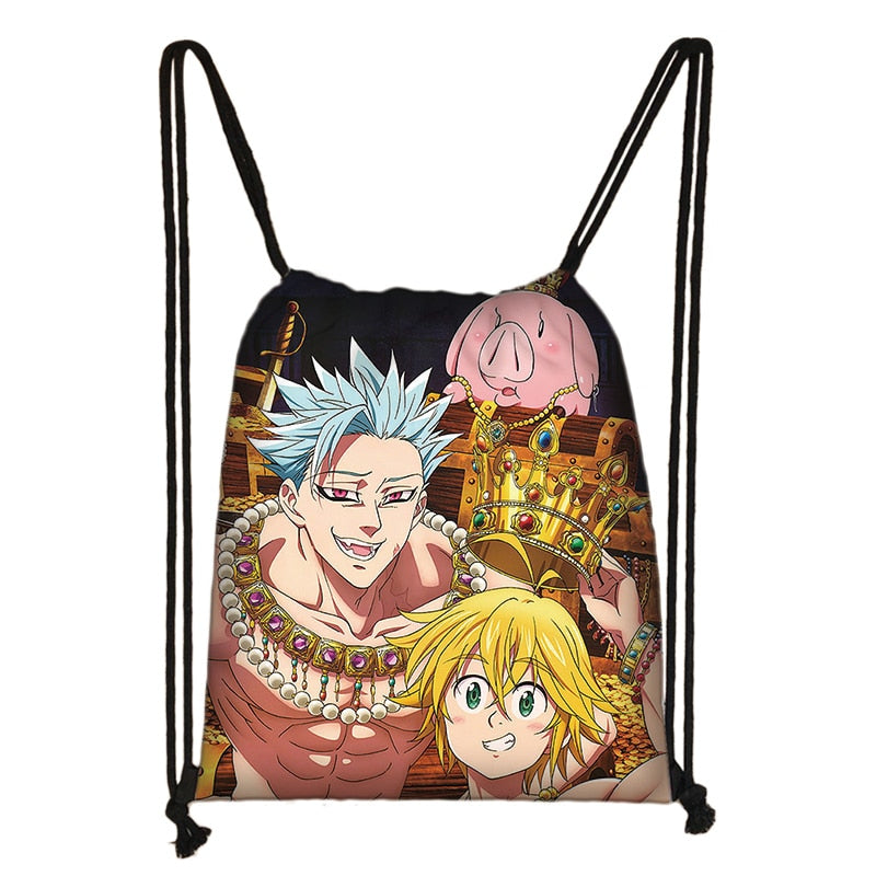 The Seven Deadly Sins Drawstring Backpack