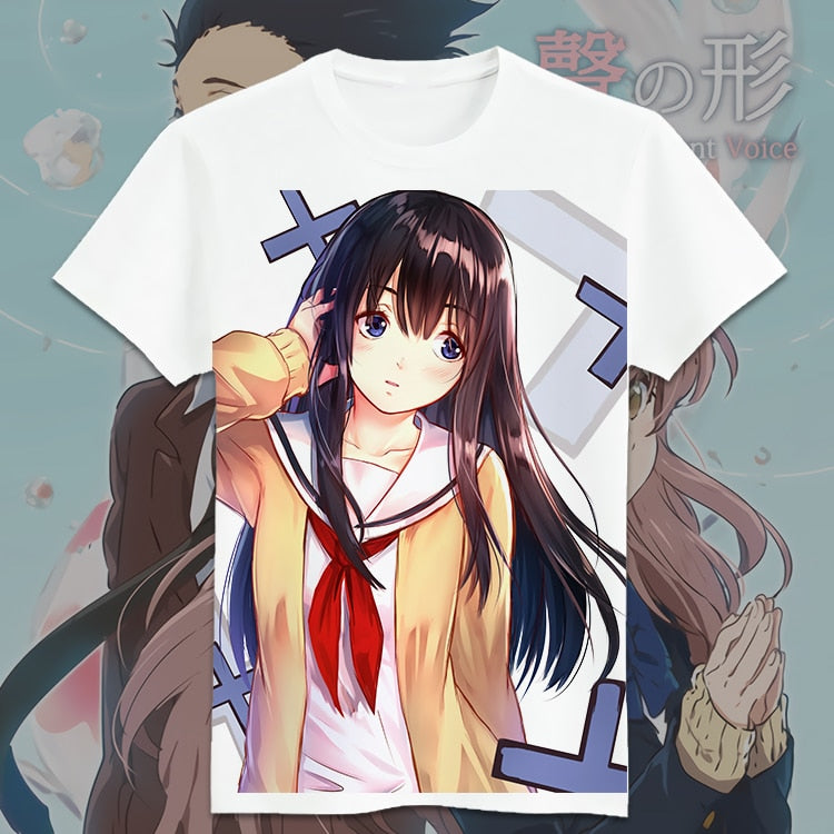 Silent Voice Nishimiya Shouko Cosplay T-Shirt