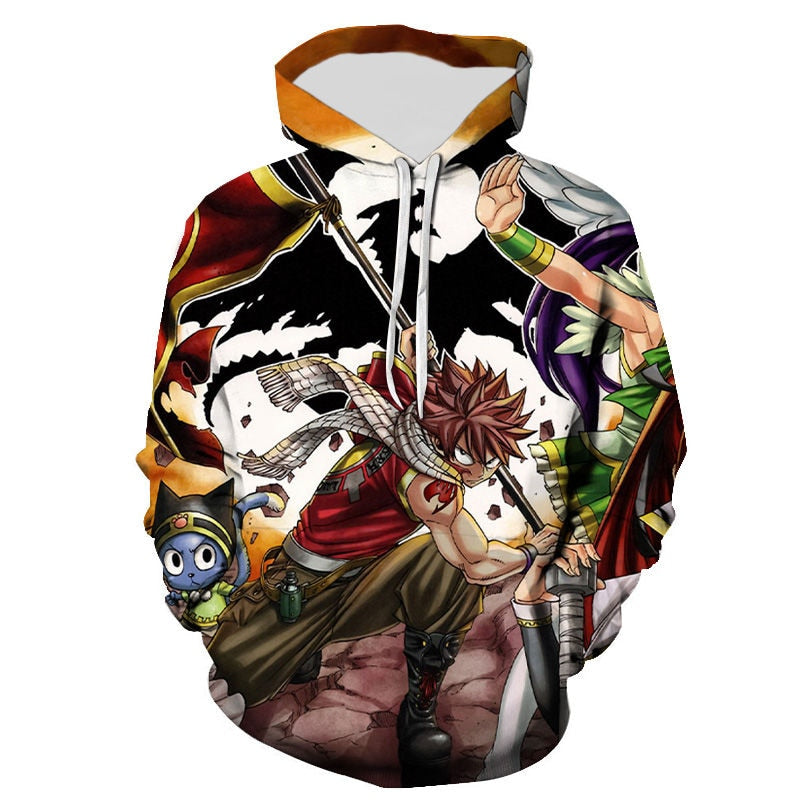 Fairy Tail Printed 3D Hoodies