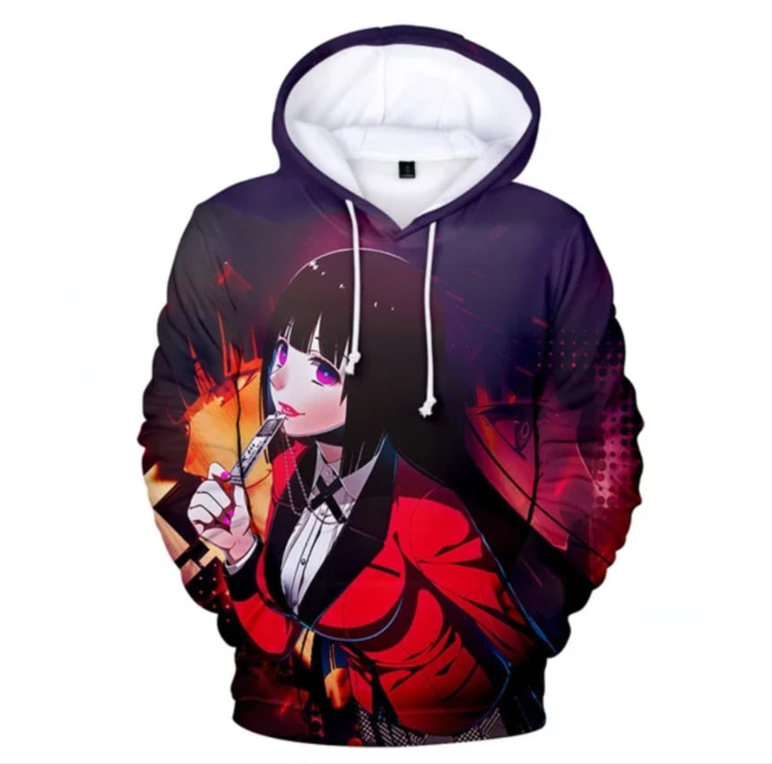 Kakegurui Sayaka Igarashi Cosplay 3D Hoodie