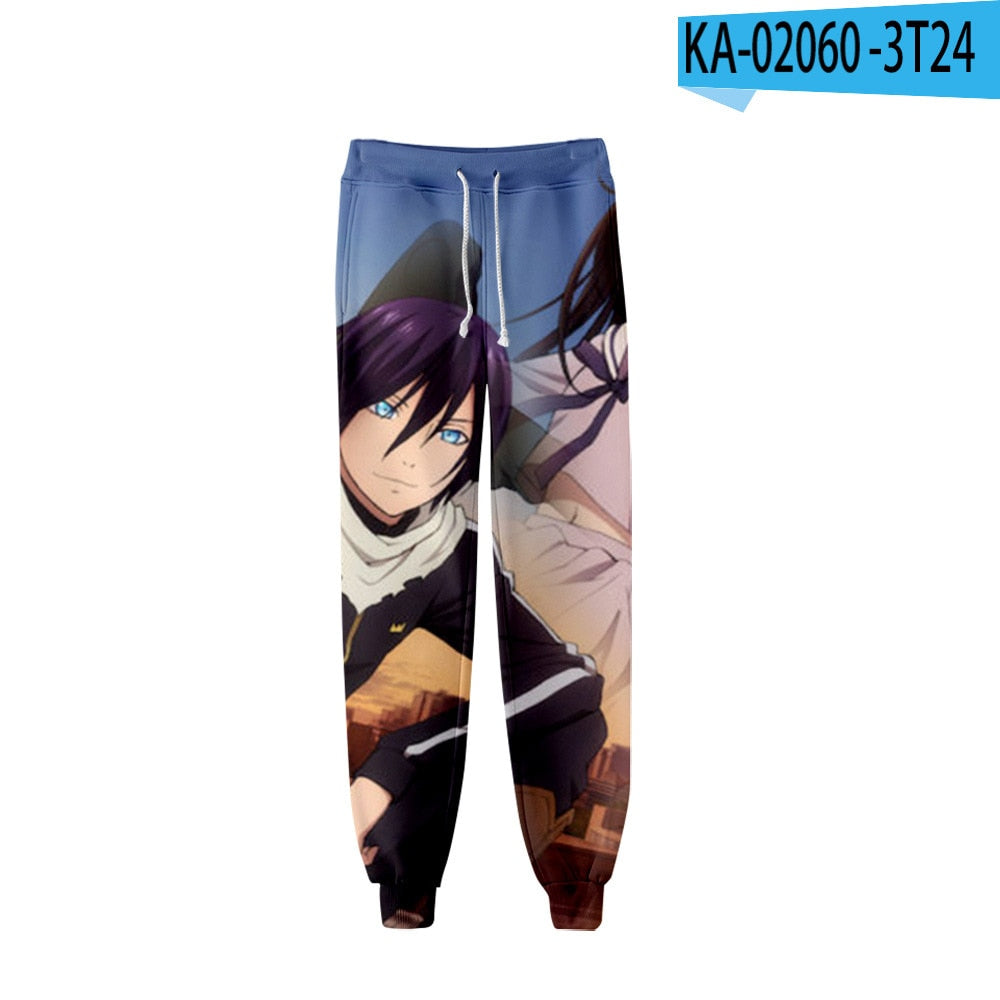 Noragami Yato/Iki Hiyori/Yukine 3D Joggers Pants