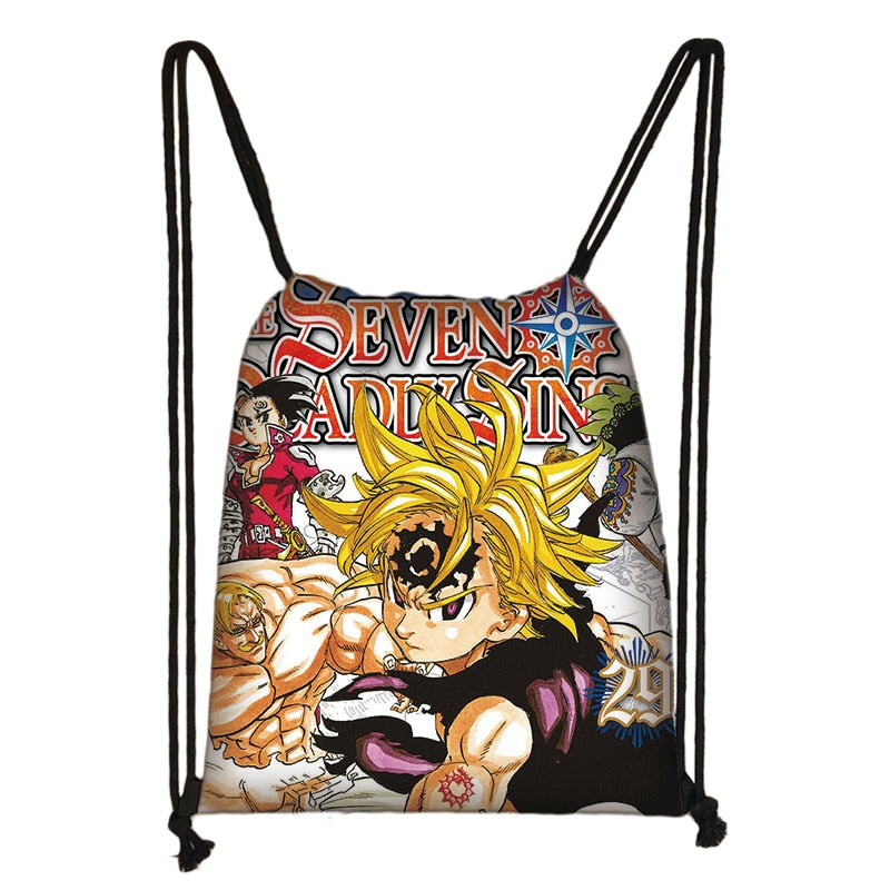 The Seven Deadly Sins Drawstring Backpack