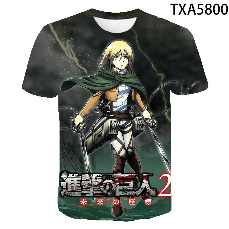 Attack On Titan 3D T-shirts