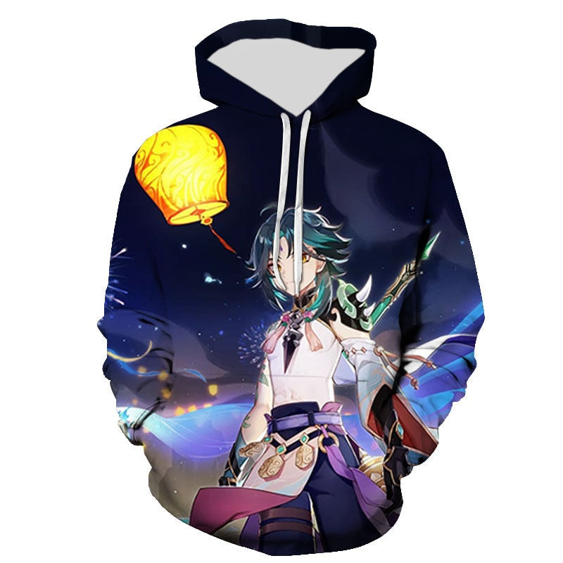 Genshin Impact 3D Printed Hoodie