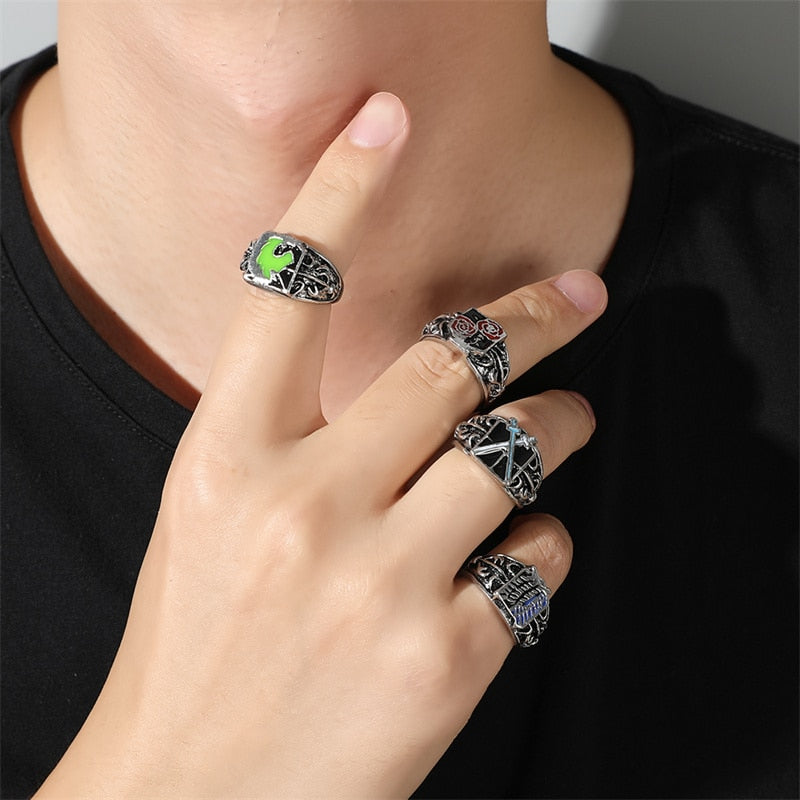 Attack on Titan Ring Rose Sword