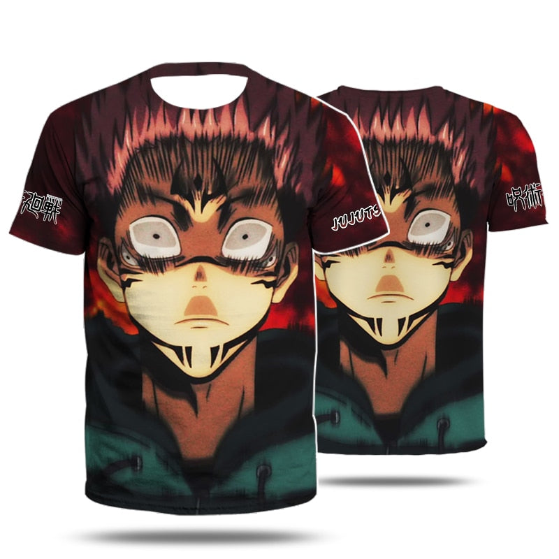 Jujutsu Kaisen 3D Workout T-shirt