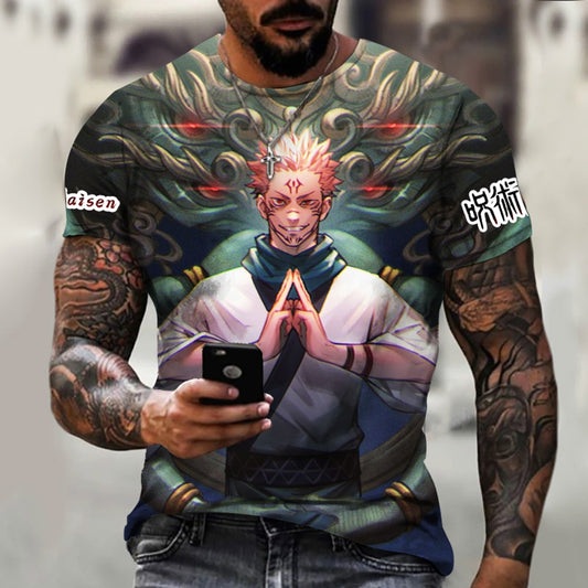 Jujutsu Kaisen 3D Workout T-shirt