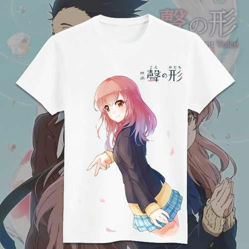Silent Voice Nishimiya Shouko Cosplay T-Shirt