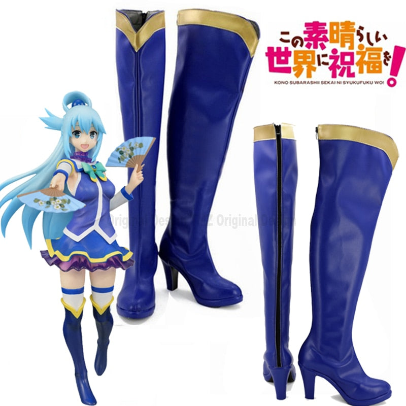 Gods Blessing on this Wonderful World Aqua Cosplay Boots