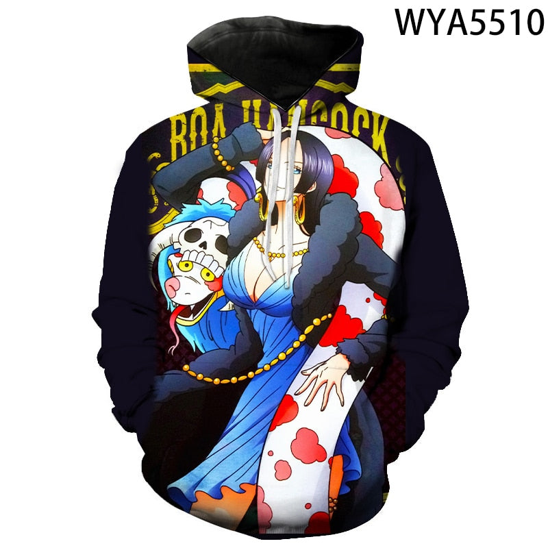 One Piece Printed 3D Hoodies
