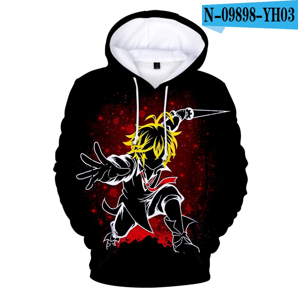 The Seven Deadly Sins 3D Hoodies
