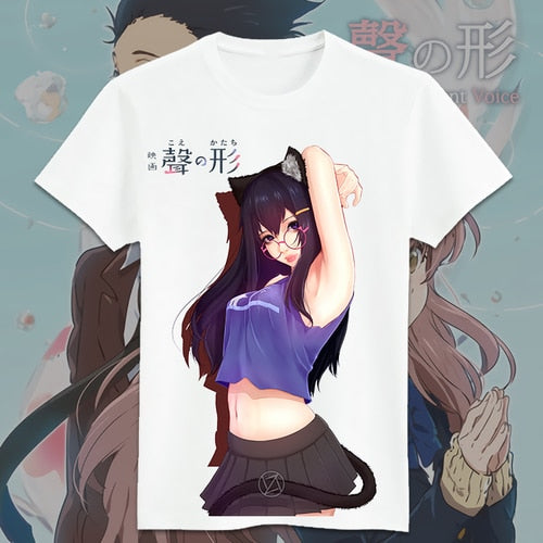 Silent Voice Nishimiya Shouko Cosplay T-Shirt