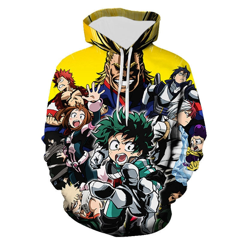 My Hero Academia 3D Sweatshirts