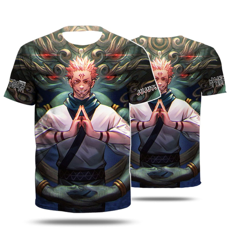 Jujutsu Kaisen 3D Workout T-shirt