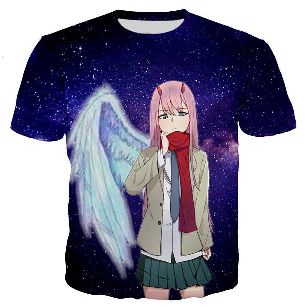 Darling in the Franxx T Shirt Cool 3D Printed