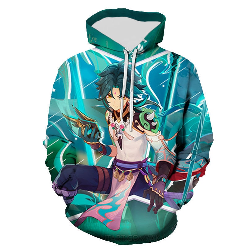 Genshin Impact 3D Printed Hoodie