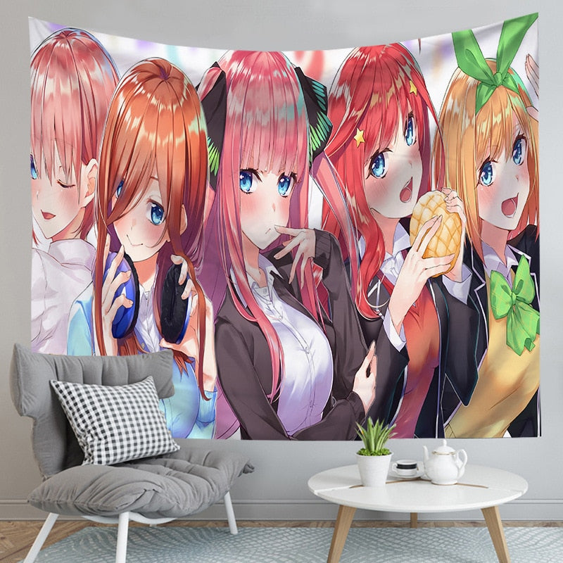 The Quintessential Quintuplets Nino Nakano Wall Carpet