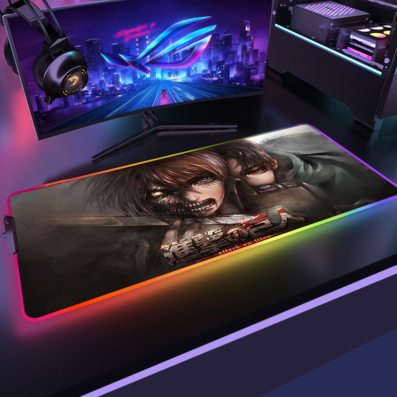 Attack on Titan RGB Mouse Pad