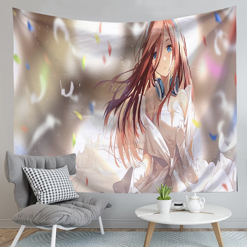 The Quintessential Quintuplets Nino Nakano Wall Carpet