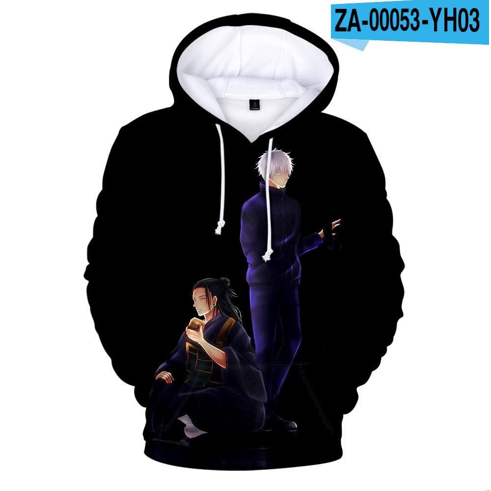 Jujutsu Kaisen 3D Hoodies