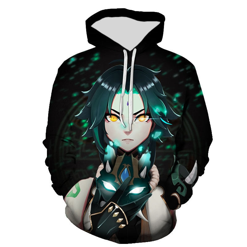 Genshin Impact 3D Printed Hoodie