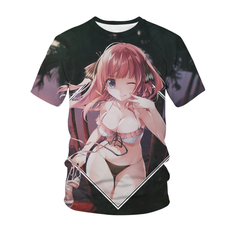The Quintessential Quintuplets 3D Print T-Shirt