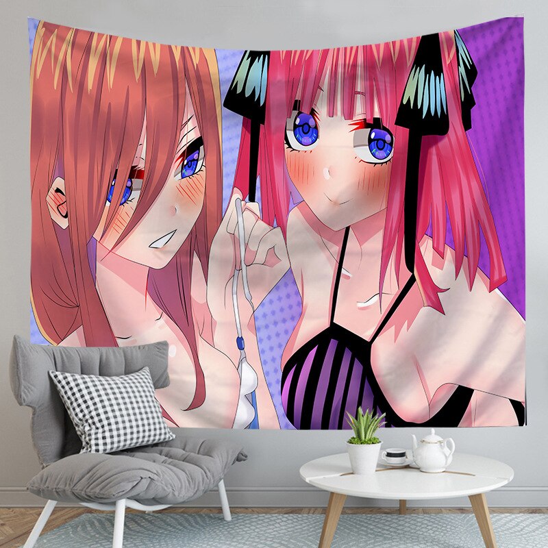The Quintessential Quintuplets Nino Nakano Wall Carpet