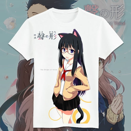 Silent Voice Nishimiya Shouko Cosplay T-Shirt